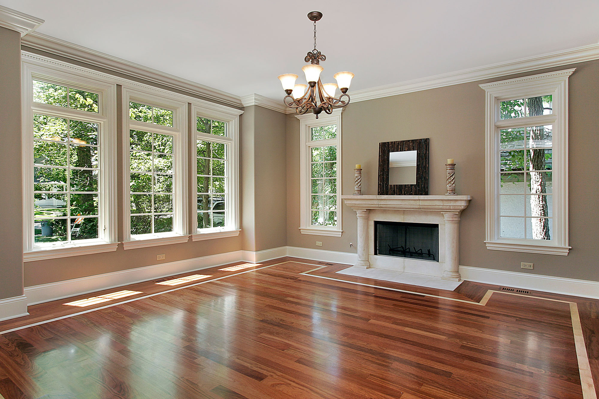 open living room with new windows installed by Window Replacement Company Serving Boerne, Texas